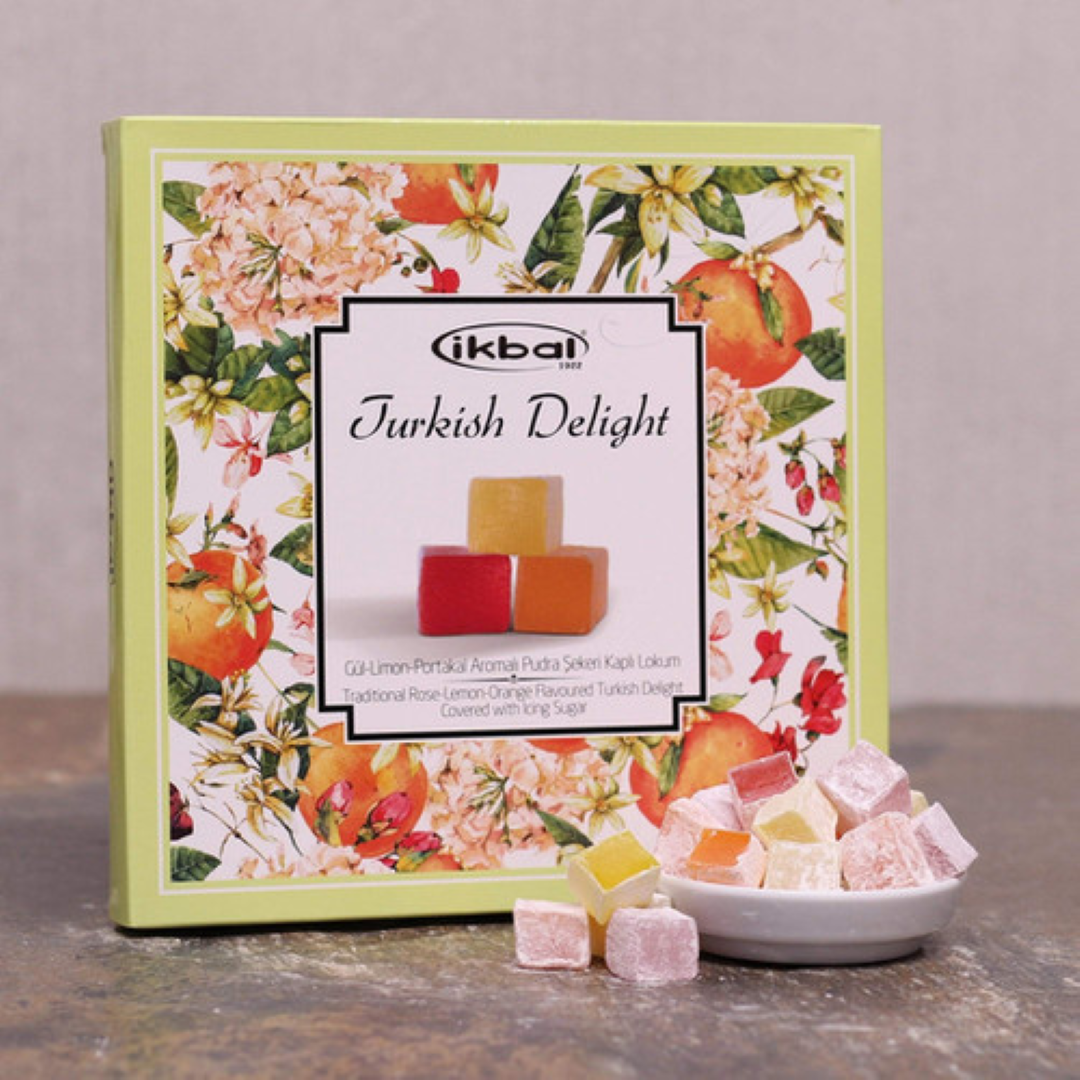 IKBAL TURKISH DELIGHT ROSE-LEMON -ORANGE 125G